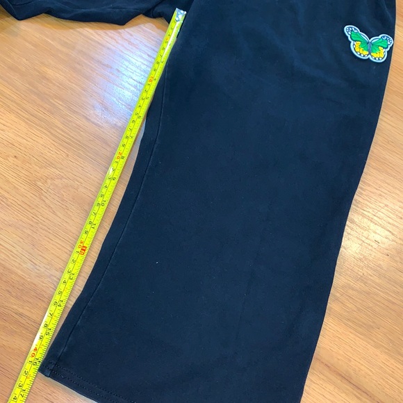 ROOTS~Wide Leg Medium Rise Crop Clam Digger Pants - Picture 4 of 11